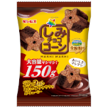 Double Size Chocolate Soaked Corn Puff Contain Whole Wheat Flour Big Bag 150g